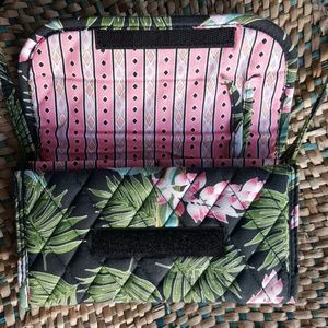 MAGGIB Floral cloth crossbody bag.